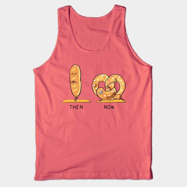 Bread Yoga Then and Now Tank Top by huebucket